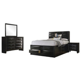 Briana 4-piece Queen Bedroom Set Black